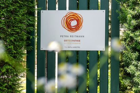 Türschild Eingang Praxis